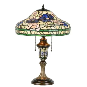 Stolní lampa Tiffany Destini - 46x60 cm E27/max 2x60W 5LL-1207