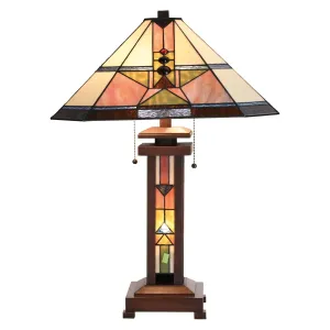 Stolní lampa Tiffany Egyptian - 42*60 cm 5LL-5781