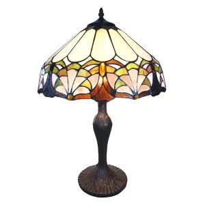 Stolní lampa Tiffany Ellinor - 41*41*59 cm 5LL-6021