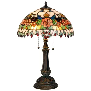 Stolní lampa Tiffany Grapevine - Ø 41*67 cm 5LL-5530