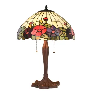 Stolní lampa Tiffany Loretta - 42x60 cm E27/max 2x60W 5LL-1201