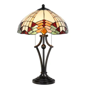 Stolní lampa Tiffany  Montaq -  Ø 40 cm 5LL-5961