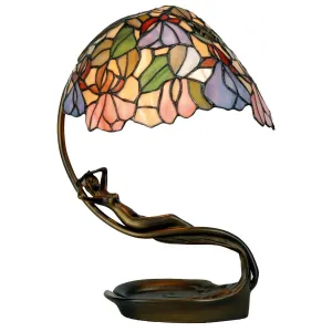 Stolní lampa Tiffany - Ø 26*37 cm 5LL-799