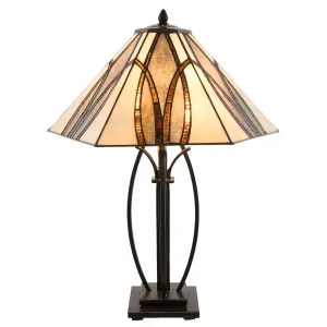 Stolní lampa Tiffany Sinus - 51*44*66 cm  5LL-5913