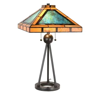 Stolní Tiffany lampa Ambra - 61*61*73 cm 5LL-6164