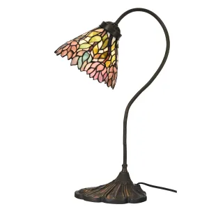 Stolní Tiffany lampa Bernette -  Ø 20*51 cm  5LL-6162