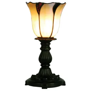 Stolní Tiffany lampa Blossom - Ø 16*32 cm 5LL-5136