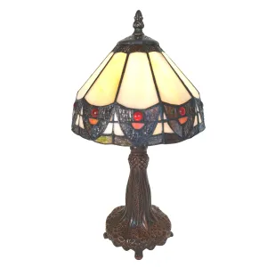 Stolní Tiffany lampa Cammi - Ø  20*34 cm 5LL-6108