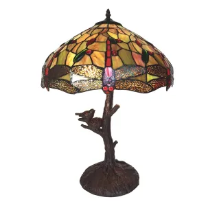 Stolní Tiffany lampa Leonelle  - Ø 41*57 cm  5LL-6111