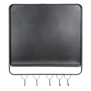 Granitová nástěnná magnetická tabule s háčky - 60*8*66 cm 5Y1016