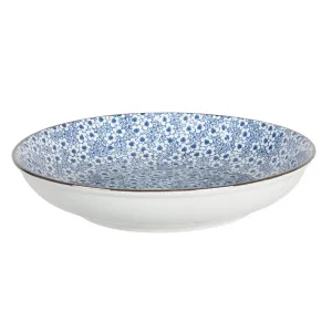 Hluboký talíř s modrými kvítky BlueFlowers - Ø  20*4 cm 6CEBO0046