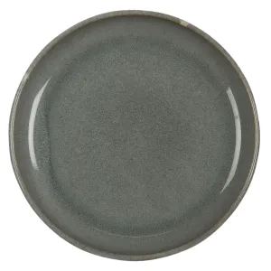 Šedý dezertní talíř - Ø 21*2 cm 6CEDP0099