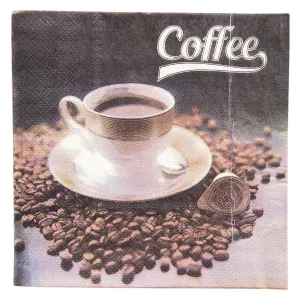 Papírové ubrousky Coffee 20 ks- 33*33 cm  73055