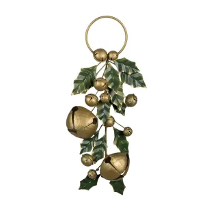 Vánoční dekorativní ozdoba větev s břečťanem - 23*8*52 cm 6Y4449