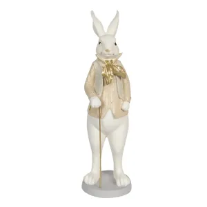Velikonoční dekorační soška králíka - 17*15*53 cm 6PR3168