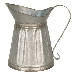 Zinkový antik dekorativní plechový džbán - 30*22*29 cm 6Y5406