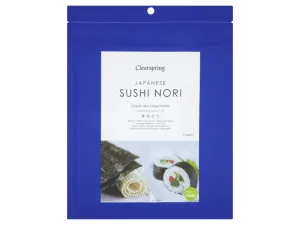 Clearspring Japonská opečená řasa Nori na sushi 7 ks #1155077
