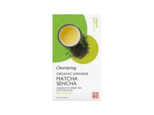 Clearspring Japonský zelený čaj Sencha a Matcha BIO 20 sáčků #1155081