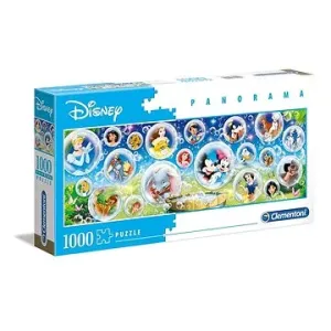 Clementoni Panoramatické puzzle Disney kolekce 1000 dílků