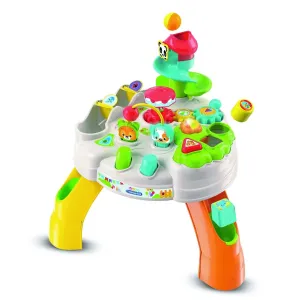 Clementoni Clemmy baby - Veselý hrací stolek s kostkami a zvířátky