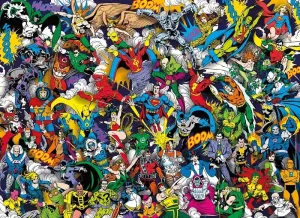 Clementoni Puzzle Impossible: DC Comics Justice League 1000 dílků