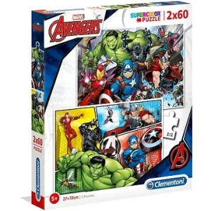 Puzzle 2x60 Avengers