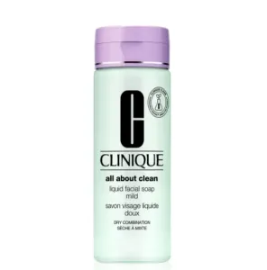 Clinique Tekuté čisticí mýdlo na obličej pro suchou až smíšenou pleť (Liquid Facial Soap Mild) 200 ml #1787615