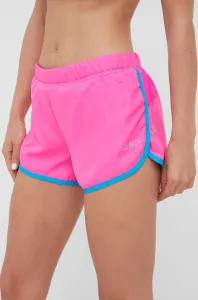 Běžecké šortky CMP růžová barva, s aplikací, medium waist #3626413