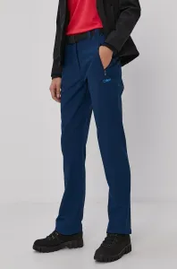 Kalhoty CMP dámské, tmavomodrá barva, jednoduché, high waist #5306717