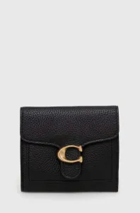 Kožená peněženka Coach černá barva #4126952