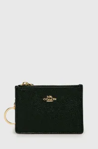 Kožená peněženka Coach černá barva #1937693