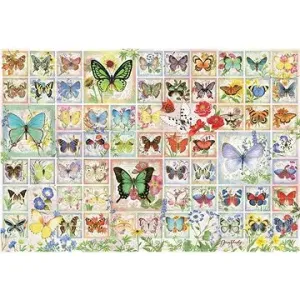 Cobble Hill Puzzle Motýli a květy 2000 dílků