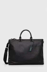 Kožená taška Coccinelle černá barva