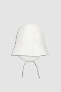 Dětská bavlněná čepice Coccodrillo bílá barva #5408950
