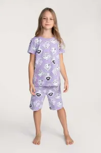 Dětské bavlněné pyžamo Coccodrillo x Looney Tunes fialová barva #5910745