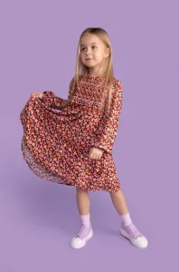 Dětské bavlněné šaty Coccodrillo mini #5840917