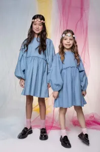 Dětské riflové šaty Coccodrillo mini, oversize #5094861