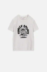 Dětské tričko Coccodrillo bílá barva #6076793