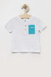 Kojenecké tričko Coccodrillo bílá barva, s potiskem #5055116
