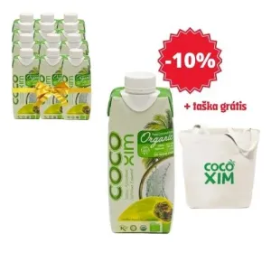 XL balení - BIO Kokosová voda organic COCOXIM 12x330 ml