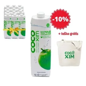 XL balení - Kokosová voda 100 % Pure COCOXIM 12x1000 ml