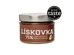 Čokoládovna Janek Lískovka, 71% lískooříškový krém s kakaem 250 g #1155485
