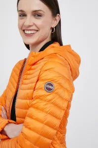 Péřová bunda Colmar dámská, oranžová barva, přechodná #5094851