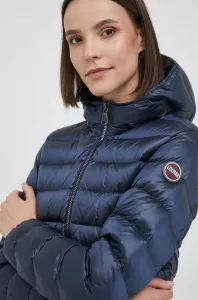 Péřová bunda Colmar dámská, tmavomodrá barva, zimní