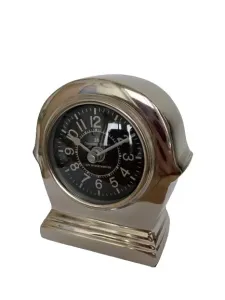 Stříbrné kovové stolní hodiny - 11 cm 025-13-5224-11