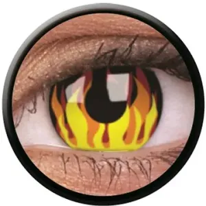 ColourVue Crazy - Flame Hot, roční, nedioptrické, 2 čočky
