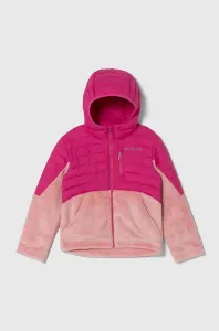 Dětská bunda Columbia růžová barva #5970946