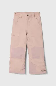 Dětské lyžařské kalhoty Columbia růžová barva #5549782