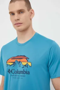 Sportovní triko Columbia Columbia Hike s potiskem