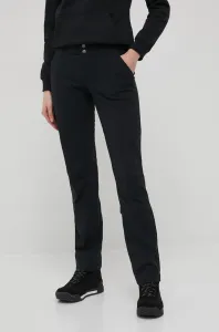 Outdoorové kalhoty Columbia dámské, černá barva